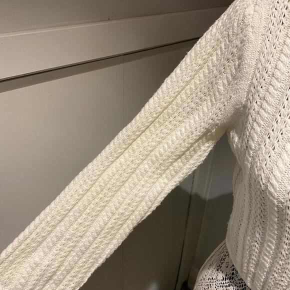 Calvin Klein vintage cropped sweater 3/4 sleeve - Picture 2 of 5